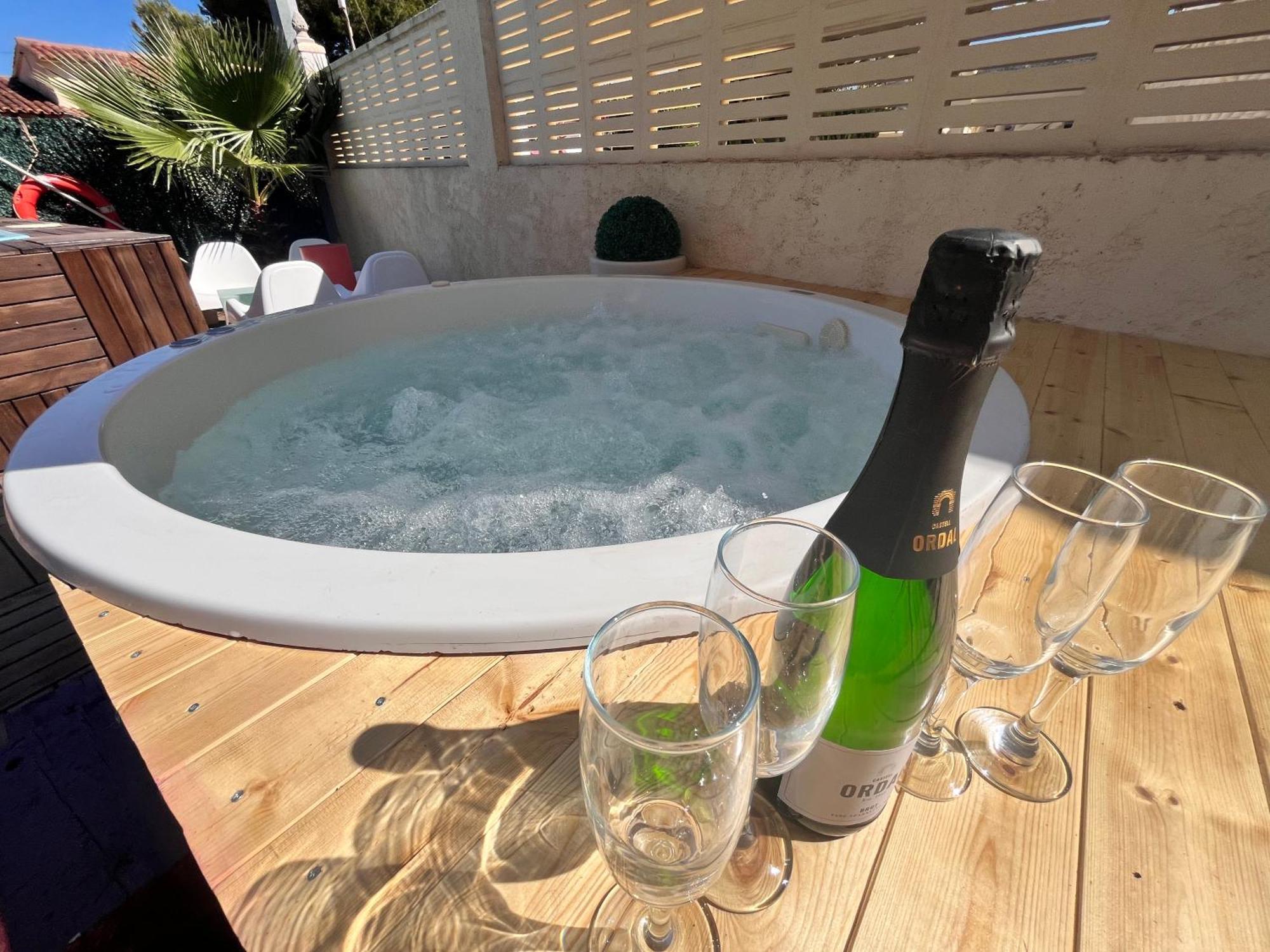 Calpe Chalet Privado Piscina A 5Min De La Playa Y Centro Jacuzzi Barbacoa Wifi Aire Extérieur photo